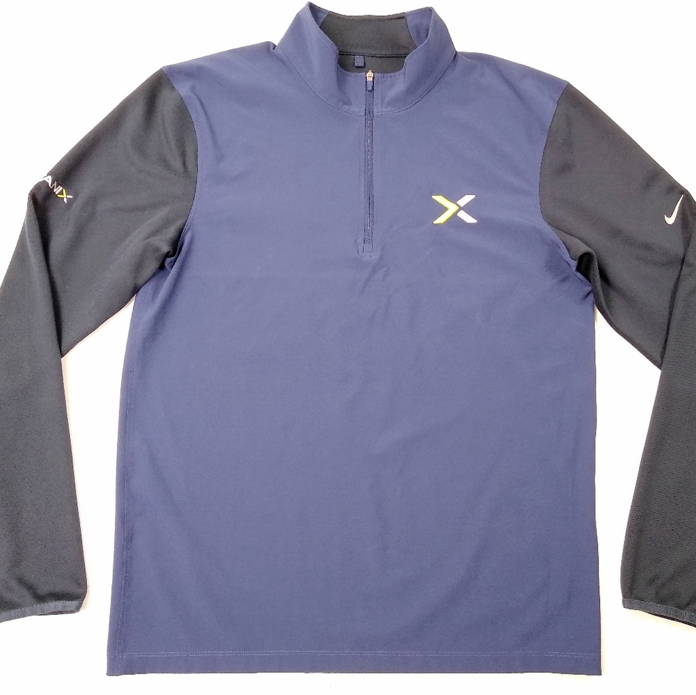Nike Mens Dri Fit Full Zip Fall Track Golf Jacket